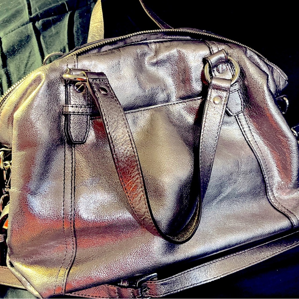 Michael Kors : Metallic Silver Bag